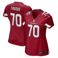 NFL Frauen Arizona Cardinals Badara Traore Nike Cardinal Game Spielertrikot 4R0Z6773 Kleidung