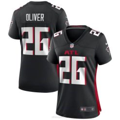NFL Frauen Atlanta Falcons Isaiah Oliver Nike schwarzes Spieltrikot 4R0Z5253 Kleidung