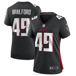 NFL Frauen Atlanta Falcons Jordan Brailford Nike schwarzes Game-Spieler-Trikot 4R0Z5393 Kleidung