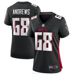 NFL Frauen Atlanta Falcons Josh Andrews Nike schwarzes Game-Spieler-Trikot 4R0Z5403 Kleidung
