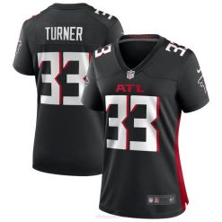 NFL Frauen Atlanta Falcons Michael Turner Nike Black Game Trikot für pensionierte Spieler 4R0Z6317 Kleidung