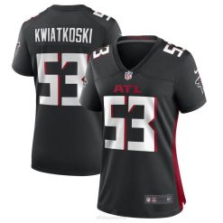 NFL Frauen Atlanta Falcons Nick Kwiatkoski Nike schwarzes Game-Spieler-Trikot 4R0Z5383 Kleidung