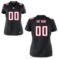 NFL Frauen Atlanta Falcons Nike Replika-Spieltrikot in Schwarz 4R0Z4211 Kleidung