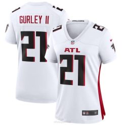 NFL Frauen Atlanta Falcons Todd Gurley II Nike weißes Spieltrikot 4R0Z2607 Kleidung