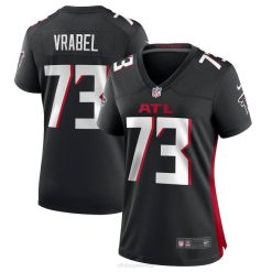 NFL Frauen Atlanta Falcons Tyler Vrabel Nike Black Player Game Jersey 4R0Z5387 Kleidung