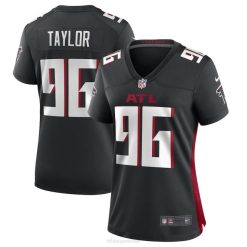 NFL Frauen Atlanta Falcons Vincent Taylor Nike schwarzes Game-Spieler-Trikot 4R0Z5401 Kleidung
