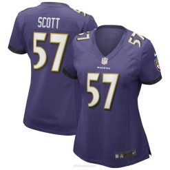 NFL Frauen Baltimore Ravens Bart Scott Nike Lila Spiel Trikot für pensionierte Spieler 4R0Z6803 Kleidung