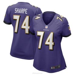 NFL Frauen Baltimore Ravens David Sharpe Nike Lila Game Spielertrikot 4R0Z6711 Kleidung
