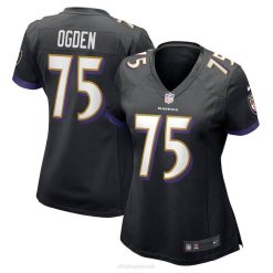 NFL Frauen Baltimore Ravens Jonathan Ogden Nike schwarzes Spielertrikot im Ruhestand 4R0Z6537 Kleidung
