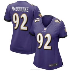 NFL Frauen Baltimore Ravens Justin Madubuike Nike Lila Spieltrikot 4R0Z6807 Kleidung
