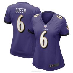 NFL Frauen Baltimore Ravens Patrick Queen Nike Lila Game Spielertrikot 4R0Z2841 Kleidung