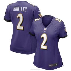 NFL Frauen Baltimore Ravens Tyler Huntley Nike Lila Spieltrikot 4R0Z4257 Kleidung