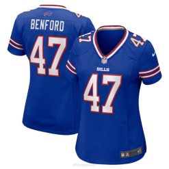 NFL Frauen Buffalo Bills Christian Benford Nike Royal Spieltrikot 4R0Z5275 Kleidung