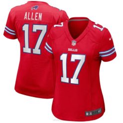 NFL Frauen Buffalo Bills Josh Allen Nike Red Alternative Game Spielertrikot 4R0Z1023 Kleidung