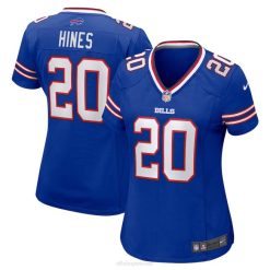 NFL Frauen Buffalo Bills Nyheim Hines Nike Royal Game Spielertrikot 4R0Z3945 Kleidung