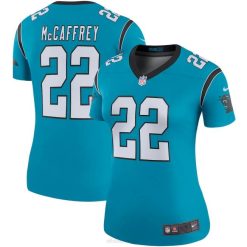 NFL Frauen Carolina Panthers Christian McCaffrey Nike Blue Color Rush Legend Spielertrikot 4R0Z3905 Kleidung