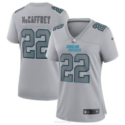 NFL Frauen Carolina Panthers Christian McCaffrey Nike Grau Atmosphäre Mode Spiel Trikot 4R0Z2023 Kleidung
