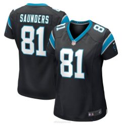 NFL Frauen Carolina Panthers CJ Saunders Nike Black Game Spielertrikot 4R0Z5479 Kleidung