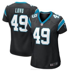 NFL Frauen Carolina Panthers Frankie Luvu Nike schwarzes Spieltrikot 4R0Z3187 Kleidung