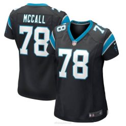 NFL Frauen Carolina Panthers Marquan McCall Nike schwarzes Game-Spieler-Trikot 4R0Z5455 Kleidung