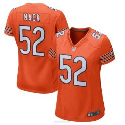 NFL Frauen Chicago Bears Khalil Mack Nike Orange Game Trikot 4R0Z2161 Kleidung