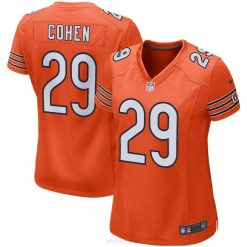 NFL Frauen Chicago Bears Tarik Cohen Nike Orange Game Jersey 4R0Z5489 Kleidung