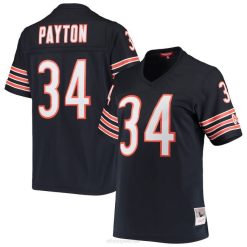 NFL Frauen Chicago Bears Walter Payton Mitchell & Ness Navy 1985 Legacy Replika-Trikot 4R0Z1295 Kleidung