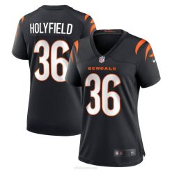 NFL Frauen Cincinnati Bengals Elijah Holyfield Nike schwarzes Game-Spieler-Trikot 4R0Z6631 Kleidung
