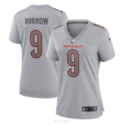 NFL Frauen Cincinnati Bengals Joe Burrow Nike Grau Atmosphäre Mode Spiel Trikot 4R0Z1175 Kleidung