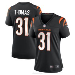 NFL Frauen Cincinnati Bengals Michael Thomas Nike schwarzes Spieltrikot 4R0Z4817 Kleidung