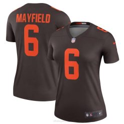 NFL Frauen Cleveland Browns Baker Mayfield Nike Brown Alternative Legend Trikot 4R0Z2747 Kleidung