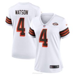 NFL Frauen Cleveland Browns Deshaun Watson Nike White Alternative Game Jersey 4R0Z3587 Kleidung