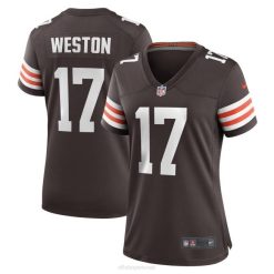 NFL Frauen Cleveland Browns Isaiah Weston Nike Brown Game Spielertrikot 4R0Z5809 Kleidung