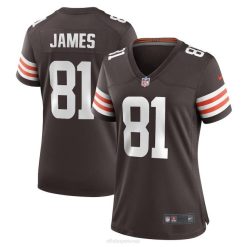 NFL Frauen Cleveland Browns Jesse James Nike Brown Game Spielertrikot 4R0Z6847 Kleidung