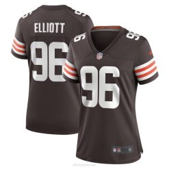 NFL Frauen Cleveland Browns Jordan Elliott Nike braunes Spieltrikot 4R0Z7055 Kleidung