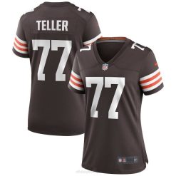 NFL Frauen Cleveland Browns Wyatt Teller Nike braunes Spieltrikot 4R0Z6471 Kleidung