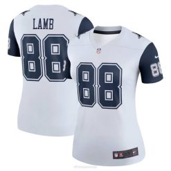 NFL Frauen Dallas Cowboys Ceedee Lamb Nike White 2nd Alternative Legend Trikot 4R0Z1347 Kleidung
