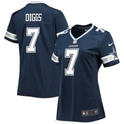 NFL Frauen Dallas Cowboys Trevon Diggs Nike Navy Game Jersey 4R0Z2147 Kleidung