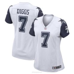 NFL Frauen Dallas Cowboys Trevon Diggs Nike weißes Team-Spieltrikot 4R0Z2145 Kleidung
