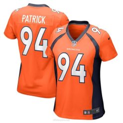 NFL Frauen Denver Broncos Aaron Patrick Nike Orange Game Spielertrikot 4R0Z5919 Kleidung