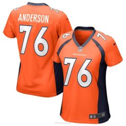 NFL Frauen Denver Broncos Calvin Anderson Nike Orange Spieltrikot 4R0Z5777 Kleidung