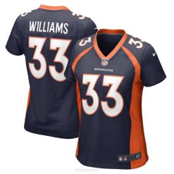 NFL Frauen Denver Broncos Javonte Williams Nike Navy Heimspiel-Spielertrikot 4R0Z4807 Kleidung