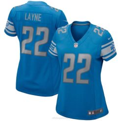 NFL Frauen Detroit Lions Bobby Layne Nike Blue Game Ruhestandsspieler-Trikot 4R0Z5515 Kleidung