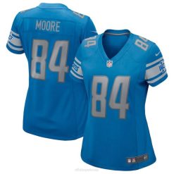 NFL Frauen Detroit Lions Herman Moore Nike Blue Game Ruhestandsspieler-Trikot 4R0Z5505 Kleidung