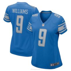 NFL Frauen Detroit Lions Jameson Williams Nike Blue Player Game Jersey 4R0Z2587 Kleidung