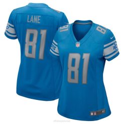 NFL Frauen Detroit Lions Night Train Lane Nike Blue Game Trikot für pensionierte Spieler 4R0Z5527 Kleidung