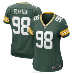 NFL Frauen Green Bay Packers Chris Slayton Nike Green Game Spielertrikot 4R0Z5137 Kleidung