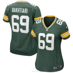 NFL Frauen Green Bay Packers David Bakhtiari Nike Green Game Trikot 4R0Z4277 Kleidung