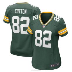 NFL Frauen Green Bay Packers Jeff Cotton Nike Green Home Game Spielertrikot 4R0Z5423 Kleidung