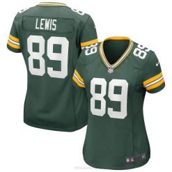 NFL Frauen Green Bay Packers Marcedes Lewis Nike Green Game Trikot 4R0Z4063 Kleidung